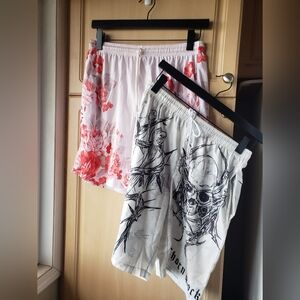 2 NWNT Floral and Graphic Men's Shorts Set